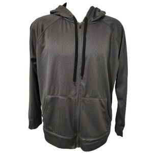 Full Zip Hoodie Cascade Sport Gray XL Mens Athleisure Gorpcore Sweatshirt